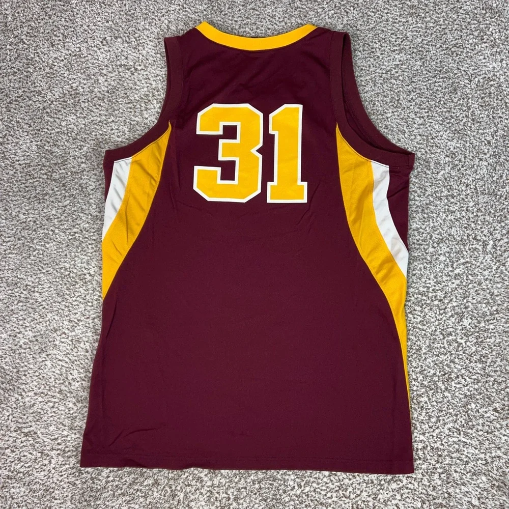 Minnesota Golden Gophers Jersey Men Large Maroon 31 Nike NCAA Basketball College